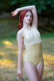 Golden Flowers Leotard